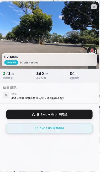站點詳情卡